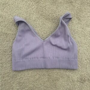 Aerie Real Good XL Purple Sports Bra